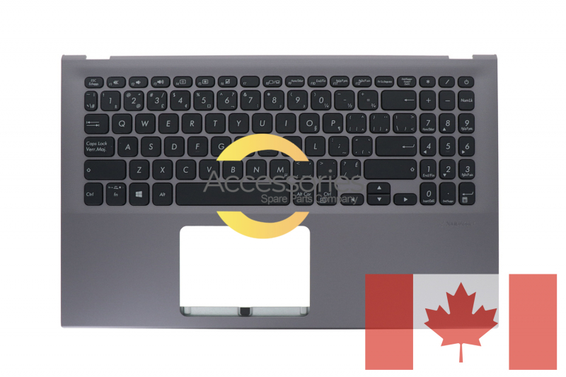 Clavier gris canadien Asus VivoBook 