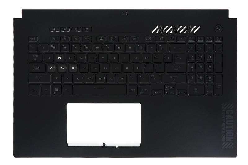 Clavier noir rétroéclairé américain TUF Gaming F17