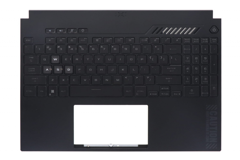 Clavier américain noir rétroéclairé TUF Gaming Asus