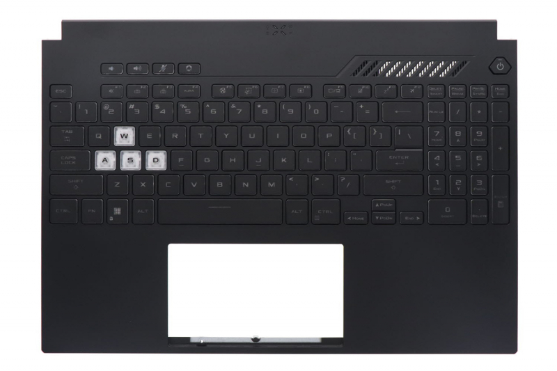 Clavier noir américain rétroéclairé TUF Gaming Asus - Authentique Asus