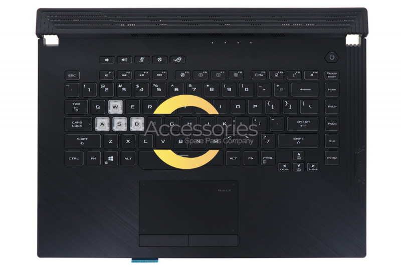Clavier noir rétroéclairé américain ROG Strix Asus