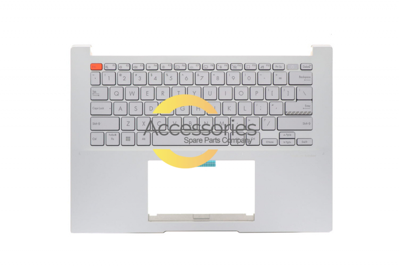 Clavier argenté rétroéclairé américain Vivobook Asus