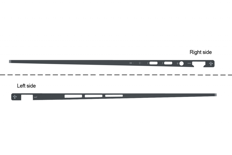 Clavier gris rétroéclairé américain Zenbook 14X OLED Asus