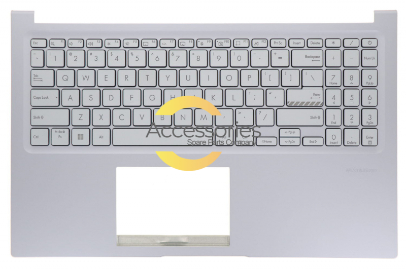 Clavier américain bleu clair rétroéclairé Vivobook Asus