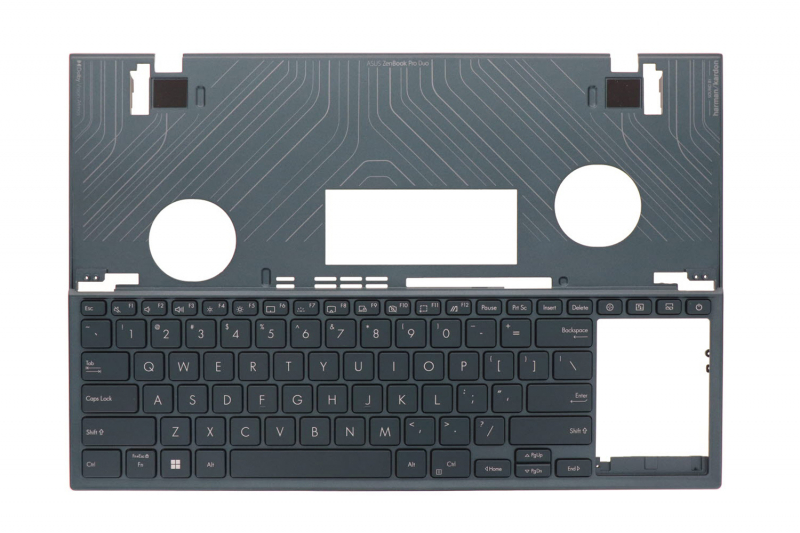 Clavier bleu avec rétroéclairage américain ZenBook Pro Duo 15 Asus