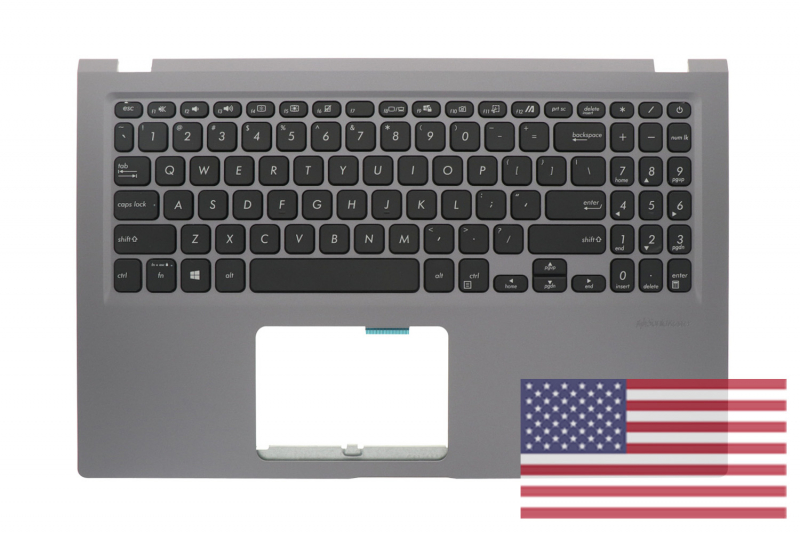 Clavier Asus gris américain VivoBook original