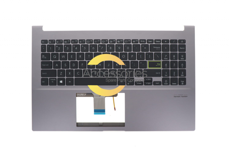 Clavier gris rétroéclairé américain VivoBook Asus