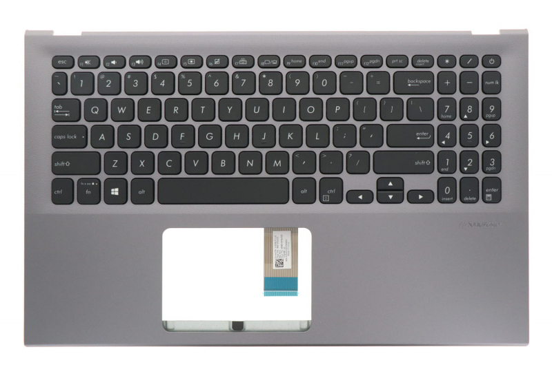 Clavier VivoBook américain gris rétroéclairé