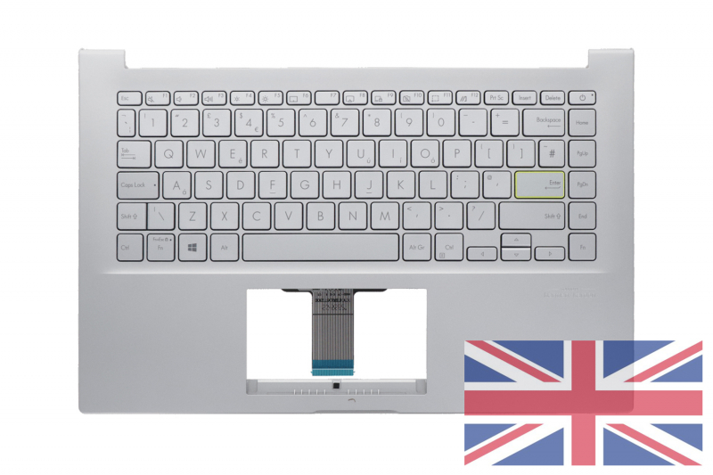 Clavier anglais QWERTY Asus argent officiel