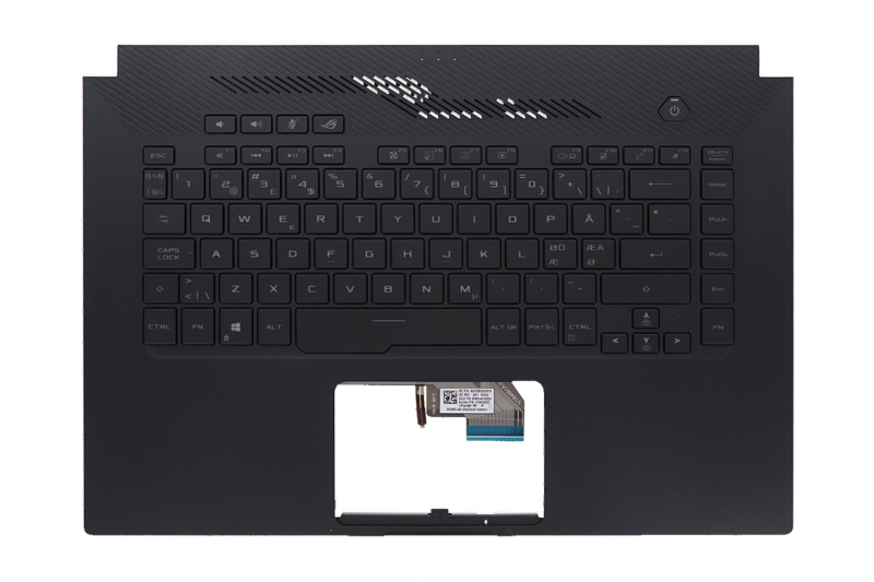 Clavier noir rétroéclairé scandinave Asus ROG Zephyrus