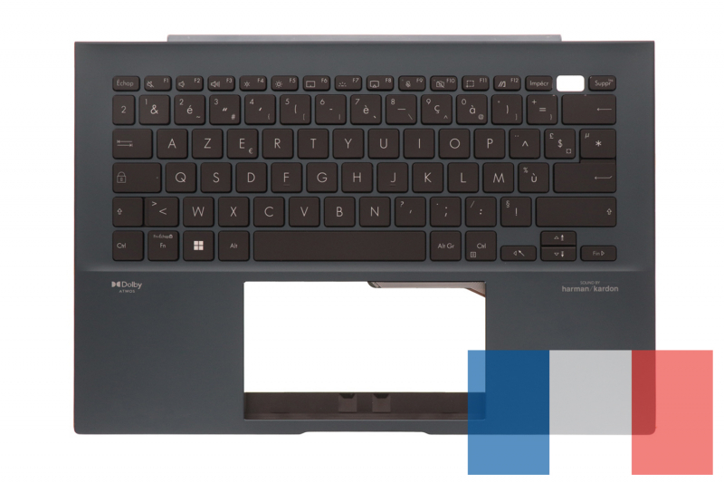 Clavier bleu rétroéclairé de rechange ZenBook Asus