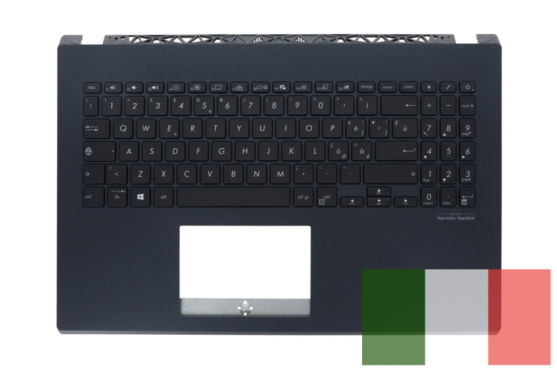 Clavier bleu rétroéclairé italien Vivobook 15 Asus