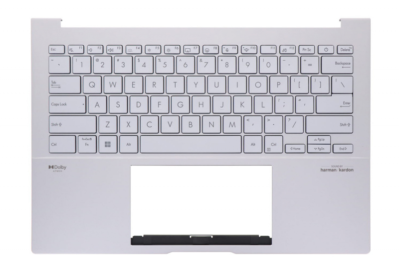 Clavier argenté rétroéclairé américain ZenBook 14 OLED Asus
