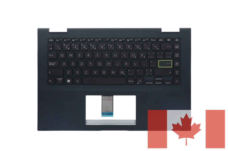Clavier canadien Asus QWERTY noir officiel