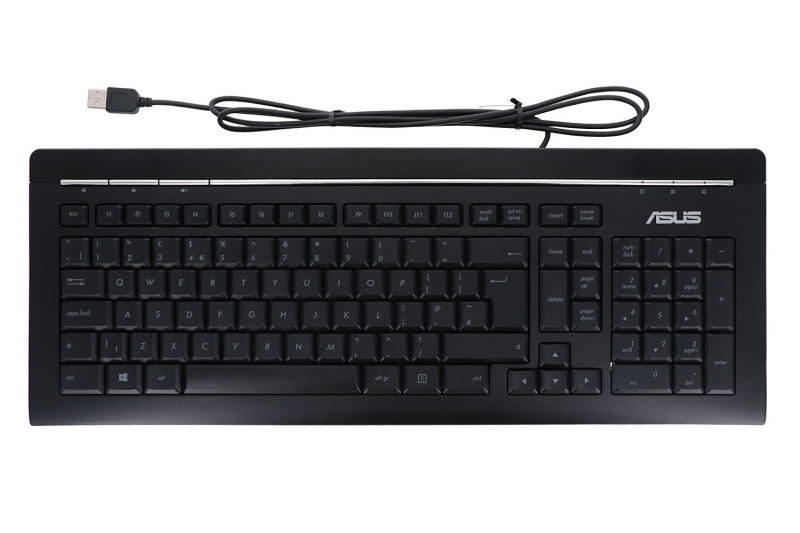 Clavier filaire noir anglais Tour Asus