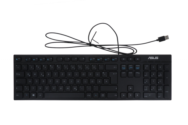 Clavier noir filaire allemand Asus (OEM)