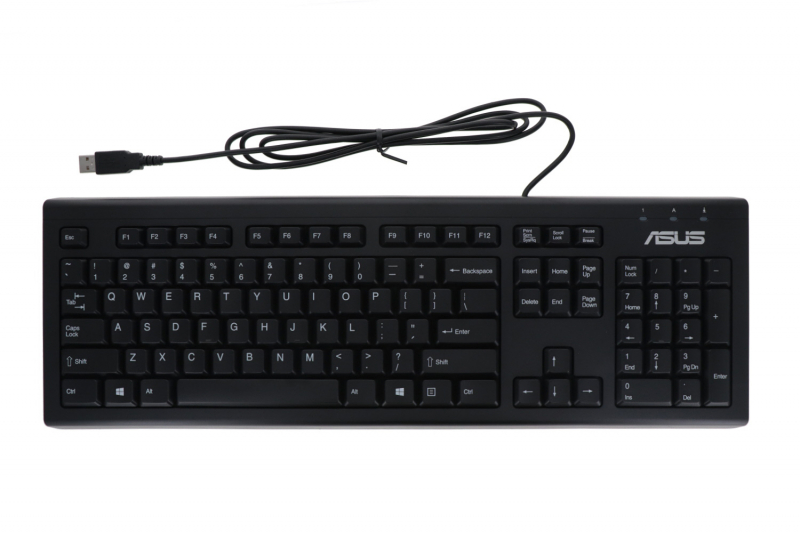 Clavier noir filaire américain Asus  (OEM)