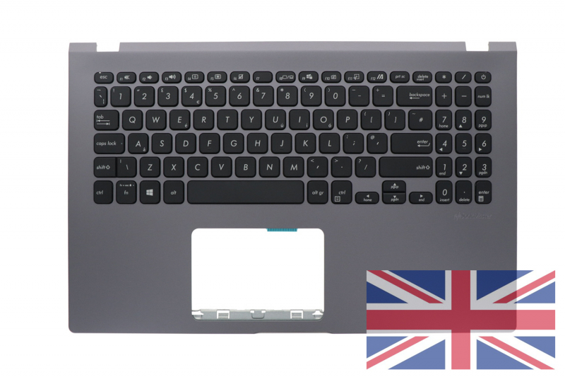 Clavier Asus anglais gris Laptop QWERTY