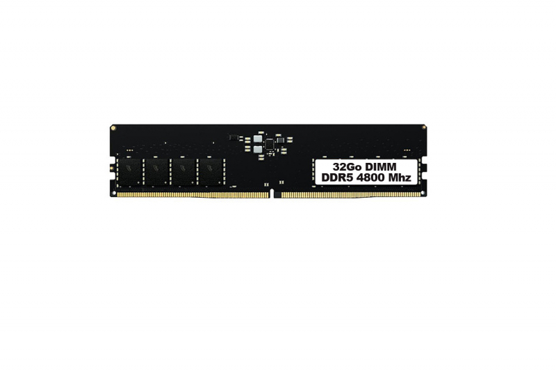 RAM DIMM 32 Go DDR5 4800 Mhz Barrette mémoire DIMM 32 Go DDR5 4800 Mhz