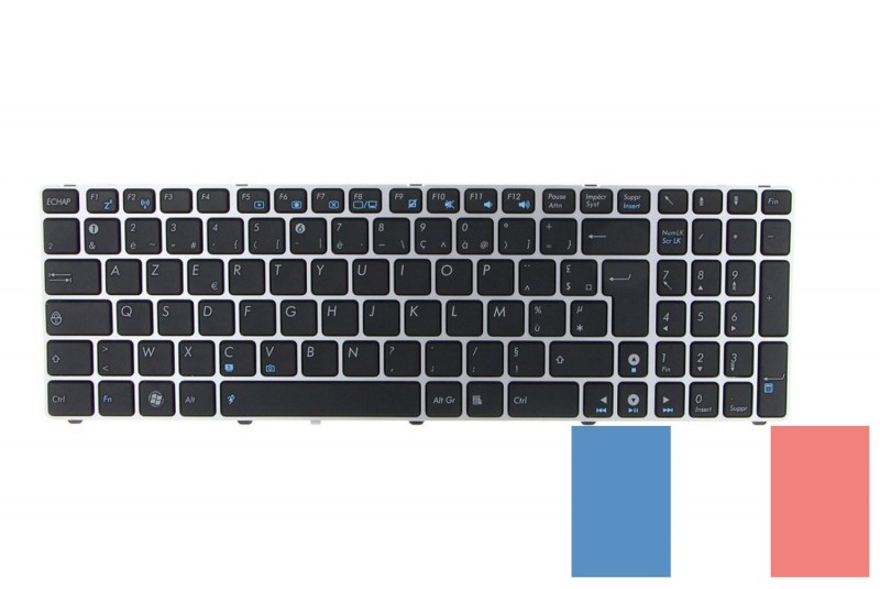 Clavier gris Asus - 04GNWU1KFR00