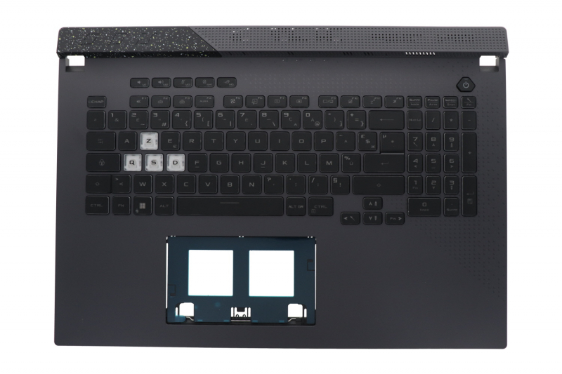 Clavier gris rétroéclairé Asus de rechange