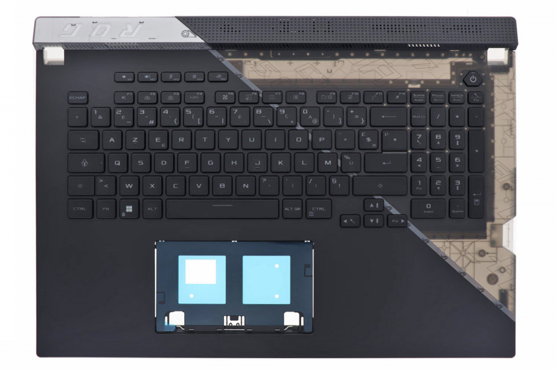 Clavier noir français rétroéclairé Asus ROG Strix Scar 17