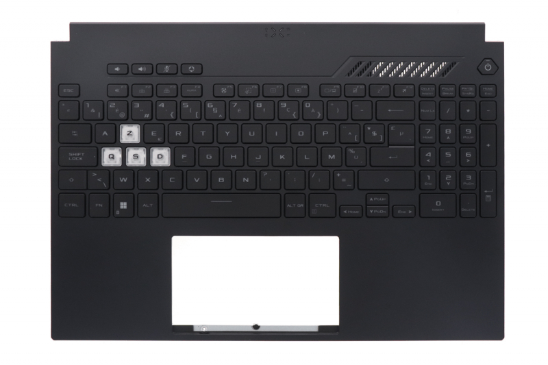 Clavier noir rétroéclairé belge TUF Dash  Asus