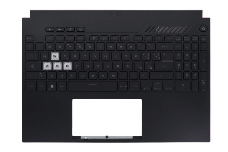 Asus TUF Dash F15 italien QWERTY rétroéclairé