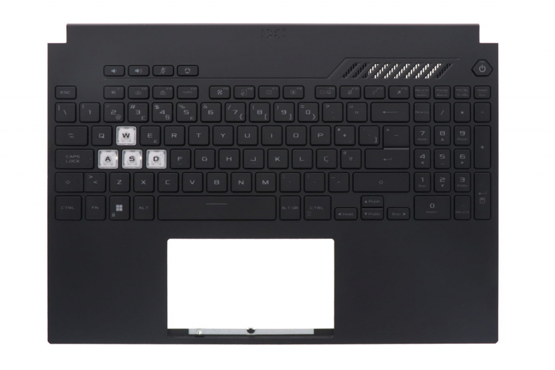 Clavier noir rétroéclairé portugais Asus TUF Dash
