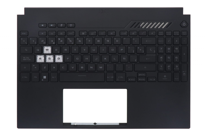 Clavier Asus TUF Dash Espagnol Noir Lumineux