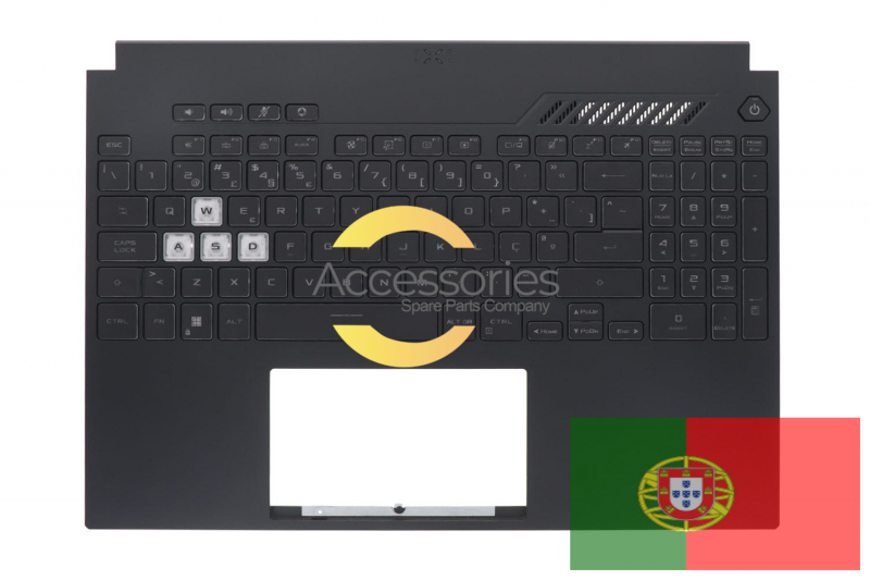 Clavier noir portugais rétroéclairé TUF Gaming Asus