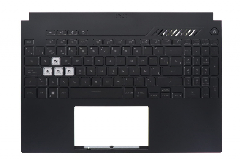 Clavier Espagnol Asus TUF Gaming Noir Rétroéclairé