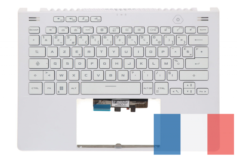 Clavier rétroéclairé blanc ROG Zephyrus G14 Asus Clavier rétroéclairé blanc ROG Zephyrus G14 Asus