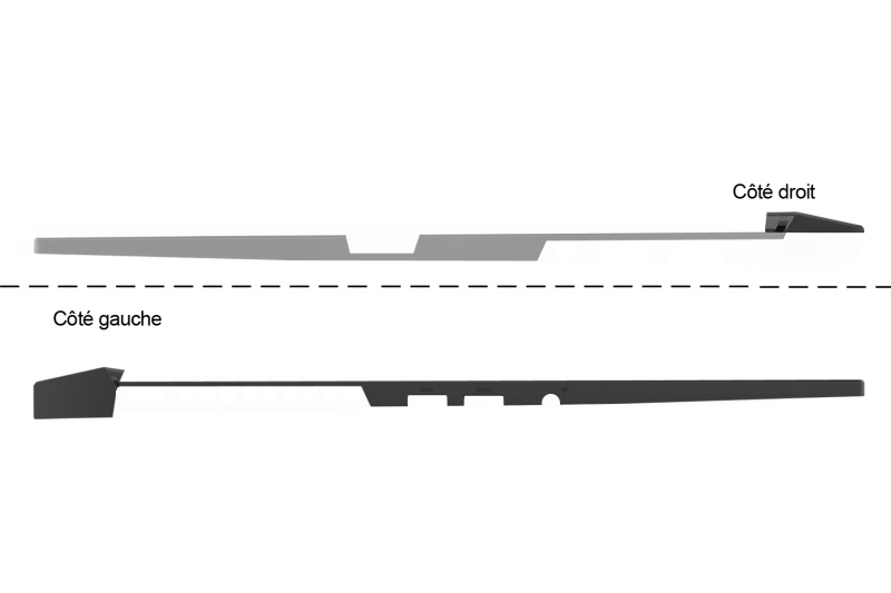 Clavier noir rétroéclairé Asus français - Modèle Officiel
