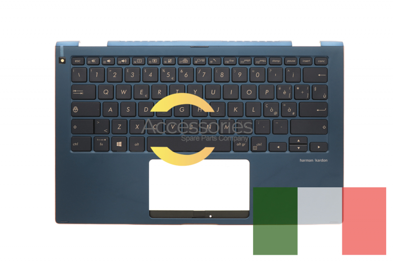 Clavier bleu rétroéclairé italien ZenBook Asus