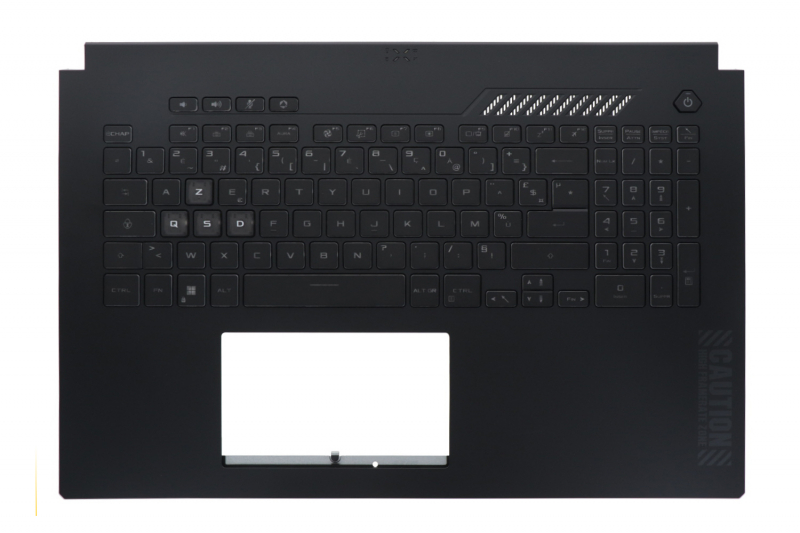 Clavier noir rétroéclairé TUF Gaming Asus AZERTY - Officiel Asus