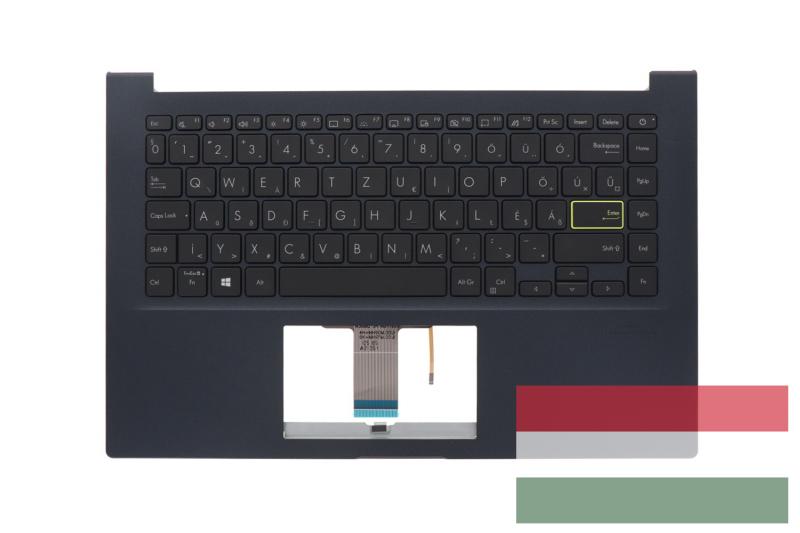 Clavier bleu rétroéclairé hongrois VivoBook Asus