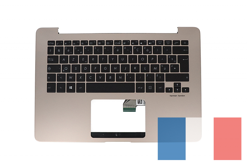 Clavier doré rétroéclairé ZenBook Asus