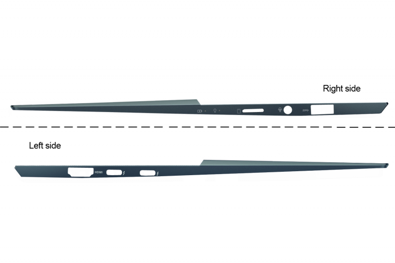 Clavier bleu rétroéclairé ZenBook Duo 14 Asus