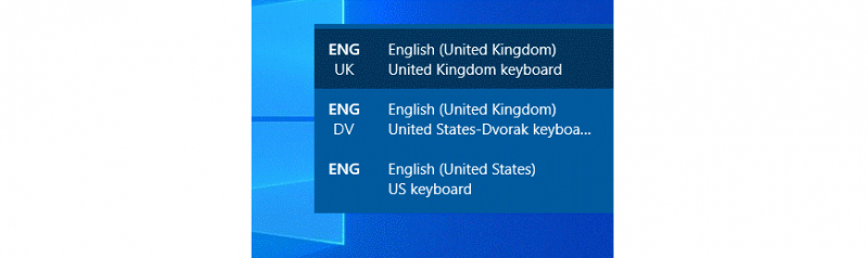 Changement clavier langage