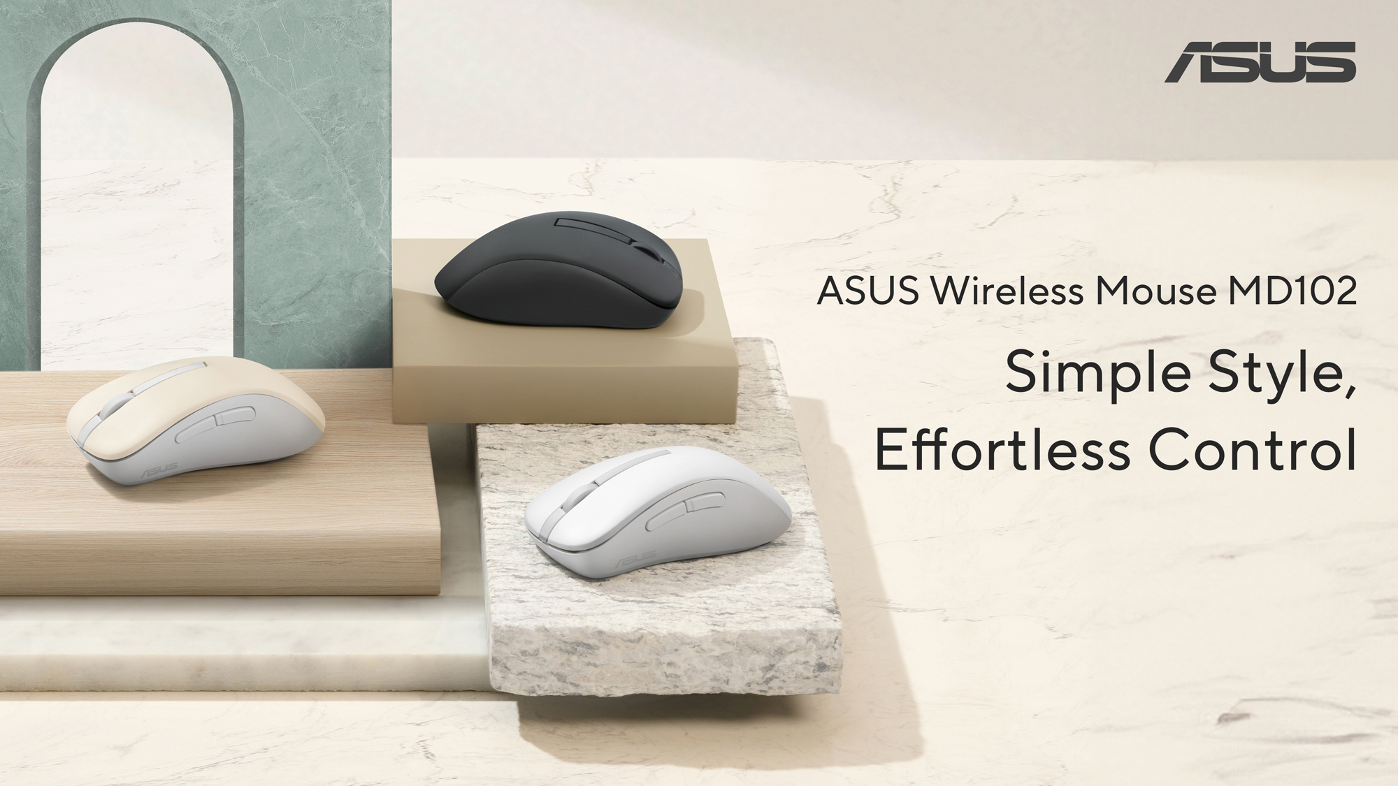 Souris sans fil MD102 Gris foncé
