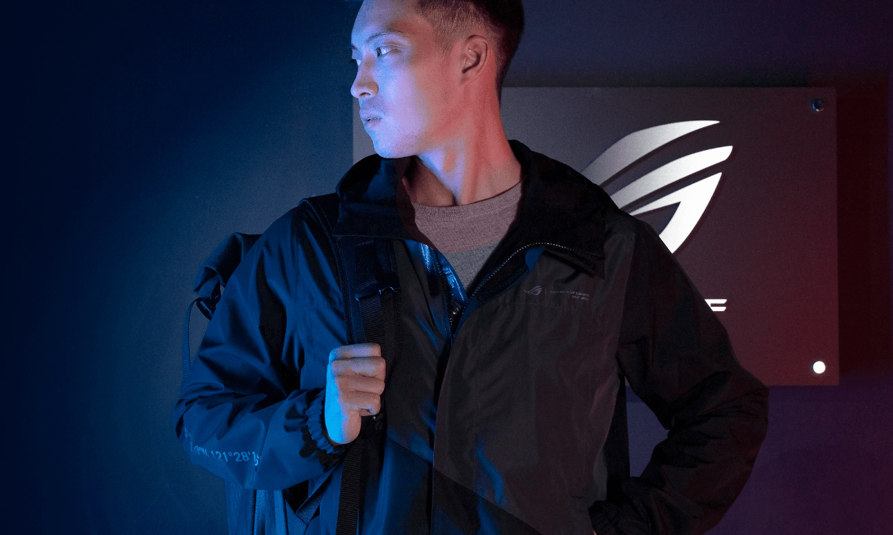 L'aspect visuel du ROG Space Windbreaker ne manque pas d'attirer l'attention