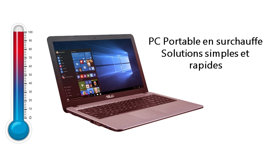 Résoudre facilement les problèmes de surchauffe sur PC portable