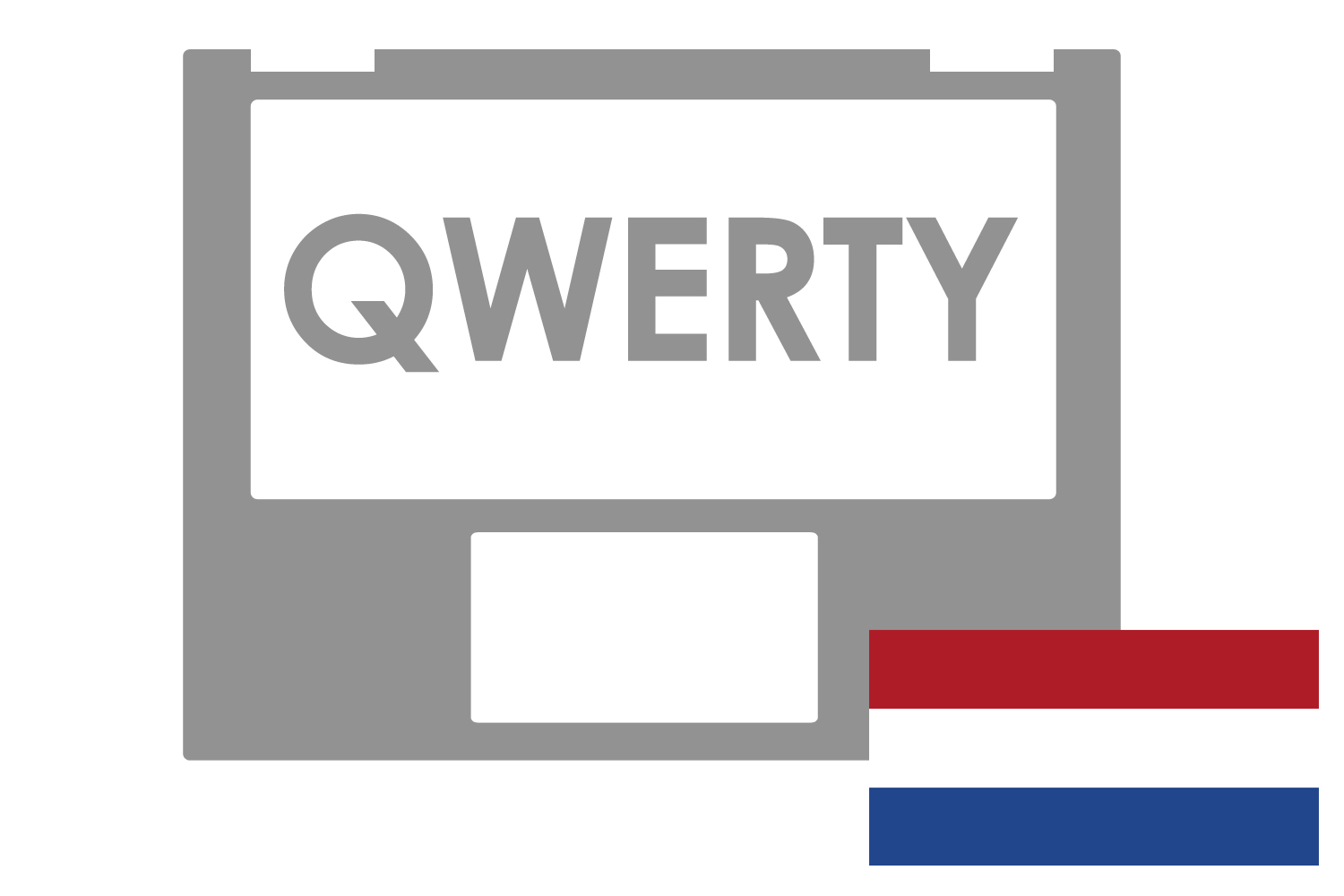 Clavier gris QWERTY hollandais Asus